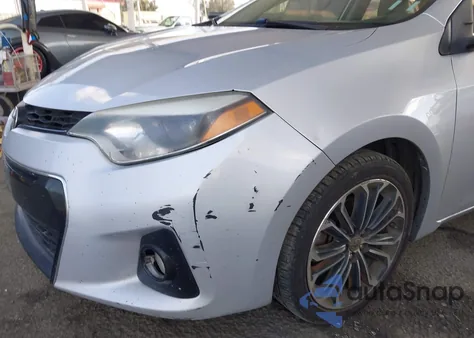 2014 Toyota Corolla S Plus z USA, uszkodzony, nr VIN 2T1BURHE1EC080388